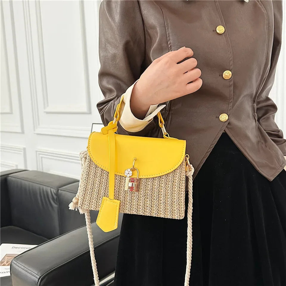 Square Designer Crossbody Bag